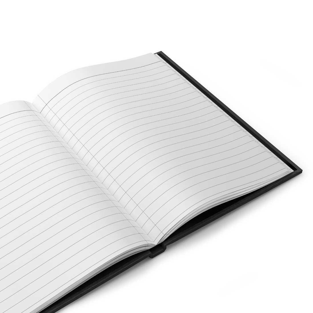 I'm OK And Other Lies' hardcover journal, matte finish, 150 lined pages, perforated, 5.75" x 8", casewrap binding