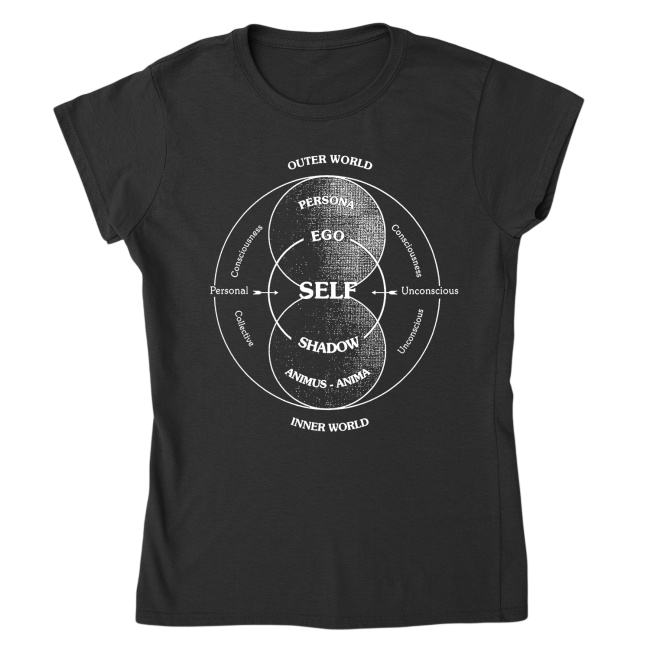 Girlie Jungian Model of the Psyche T-Shirt