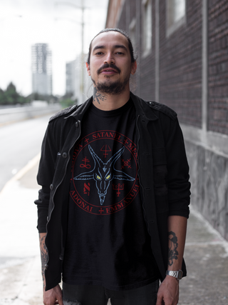 Man wearing Vintage 90's Pentagram T-Shirt