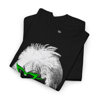 Black T-shirt showing Divine from John Waters movies, below written Trash in green