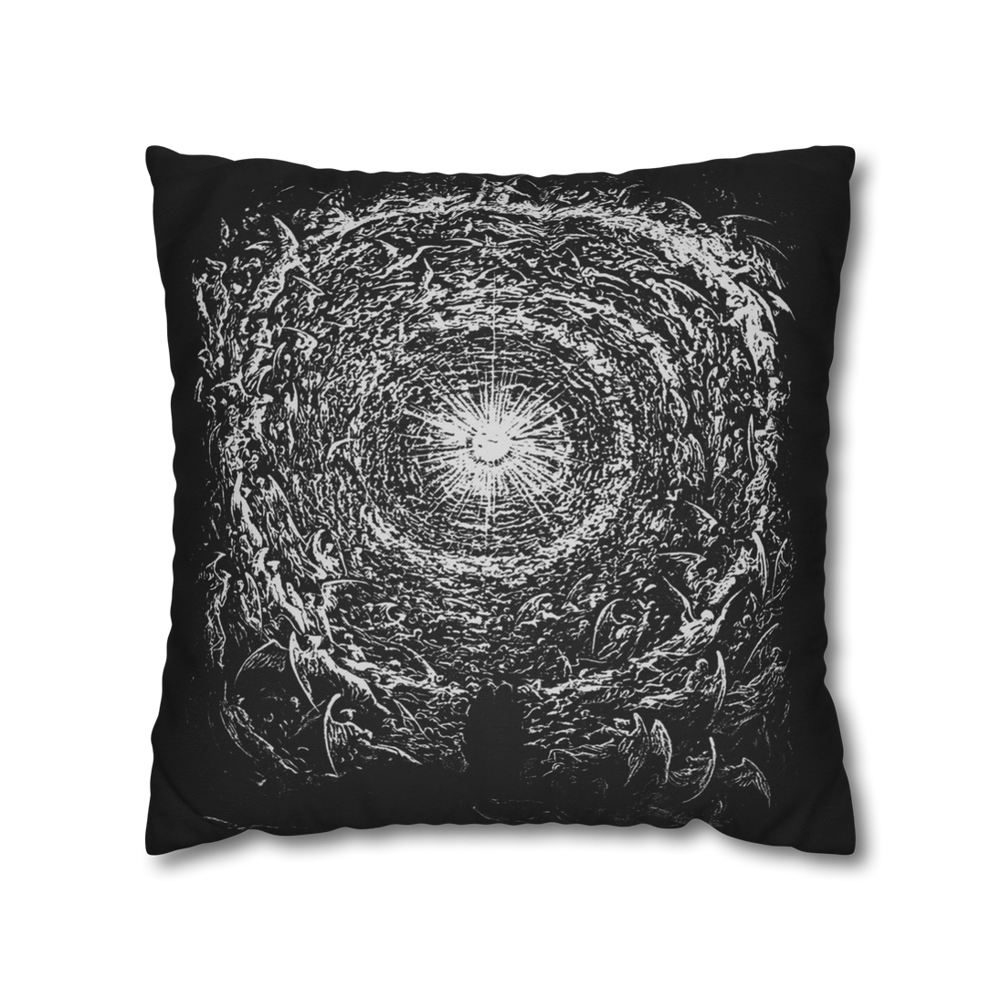Gustave Doré 'The Empyrean' pillowcase, 100% spun polyester, double-sided print, concealed zipper, 4 size options