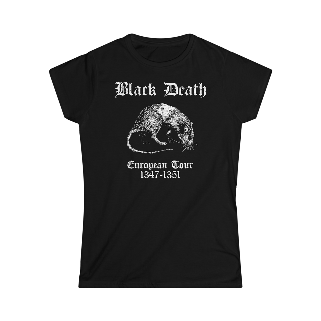 Black Death European Tour T-Shirt GIRLIE