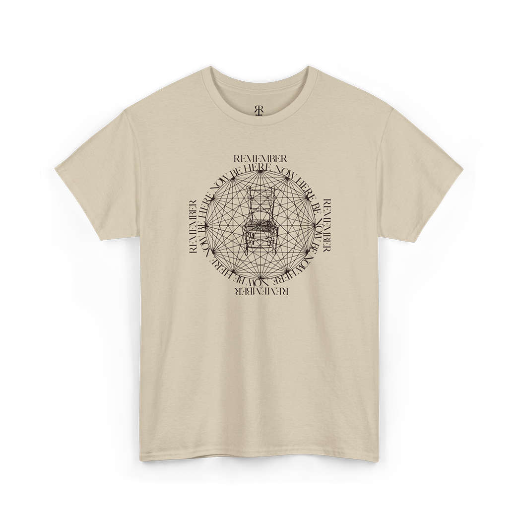 Beige Remember Be Here Now T-Shirt