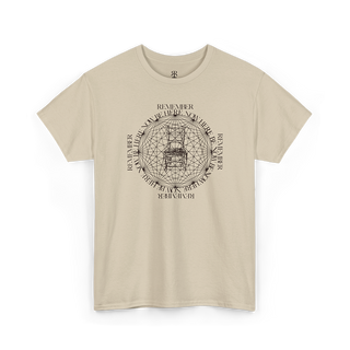 Beige Remember Be Here Now T-Shirt