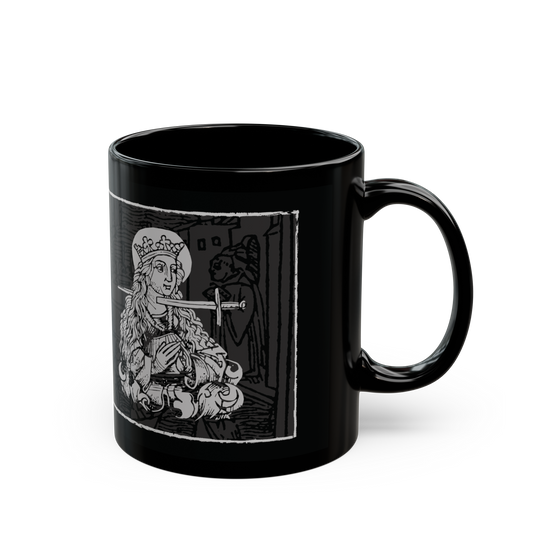 I'm Fine' white ceramic coffee mug, 11 oz, minimalist design, microwave and dishwasher safe