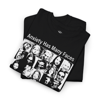 ANXIETY HAS MANY FACES BUT THERE IS ONLY ONE APHEX, black