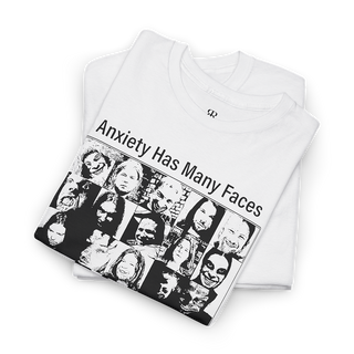 ANXIETY HAS MANY FACES BUT THERE IS ONLY ONE APHEX, white