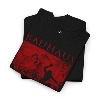 Bauhaus Lagartija Nick T-Shirt, black, red print