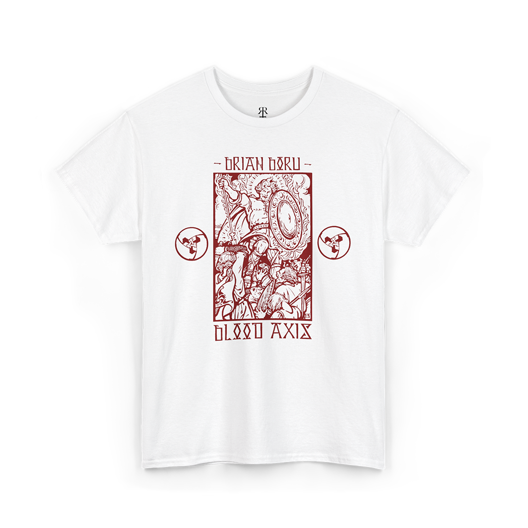 Blood Axis Brian Boru T-Shirt, white