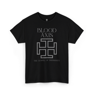 Blood Axis The Gospel of Inhumanity T-Shirt, grey print
