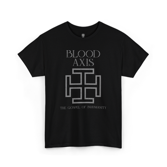 Blood Axis The Gospel of Inhumanity T-Shirt, grey print