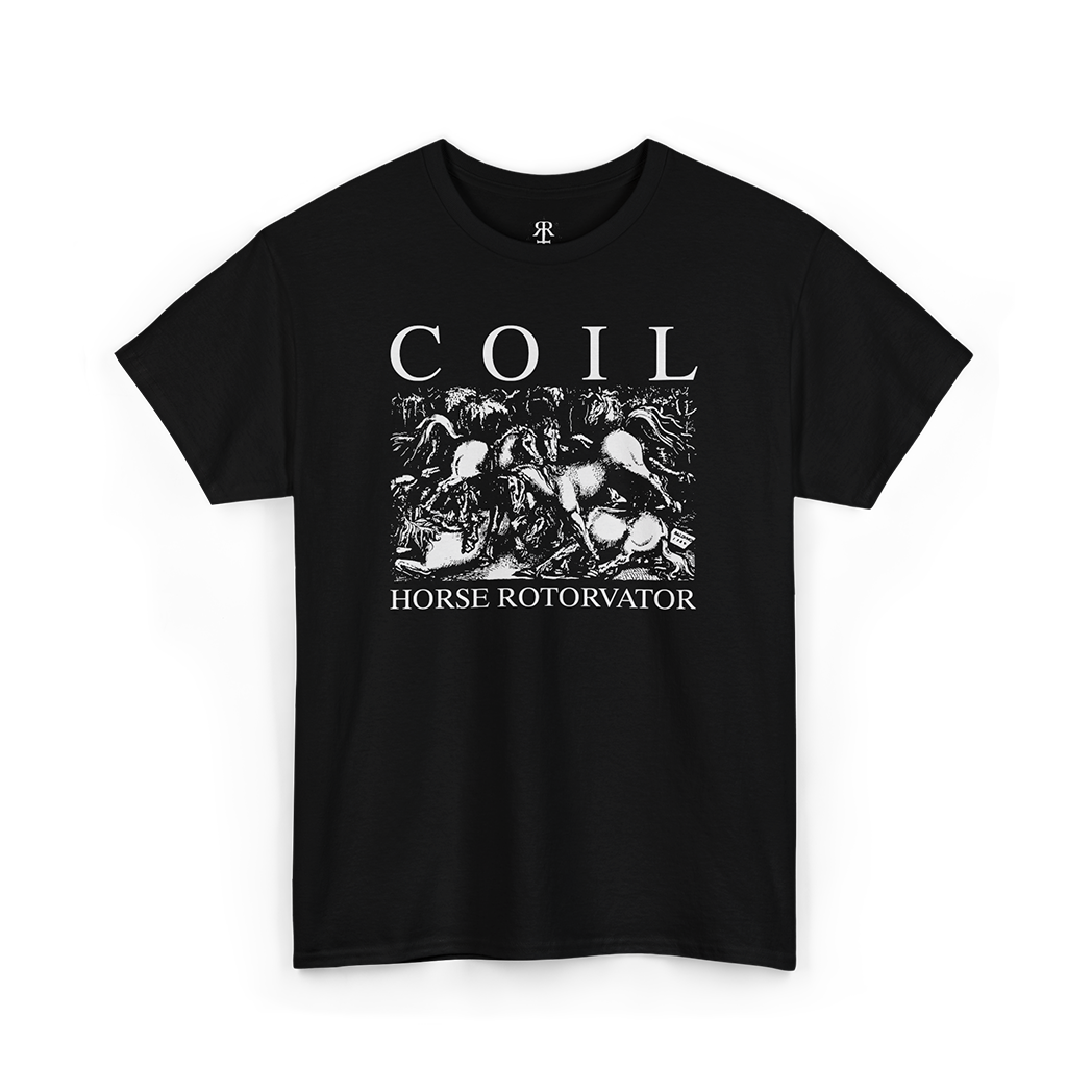 Coil Horse Rotorvator T-Shirt, black