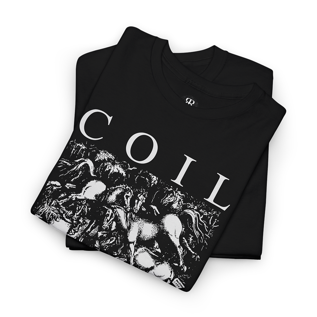 Coil Horse Rotorvator T-Shirt, black