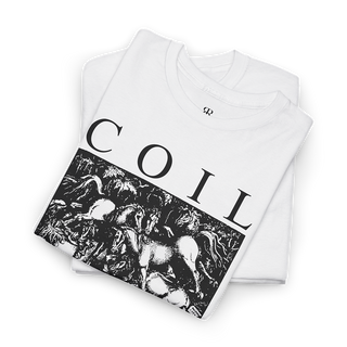 Coil Horse Rotorvator T-Shirt, white