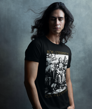 Man wearing HOH Current 93 Crowleymass T-Shirt