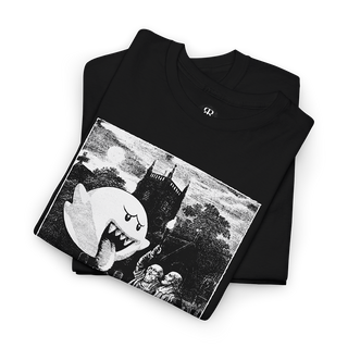 Dafuq Did We Just Summon T-Shirt, showing two ceremonial magicians in ritual circle summoning funny ghost