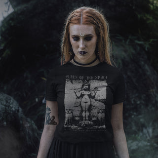 Woman wearing Queen of the Night T-Shirt