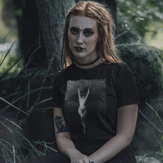 Woman wearing Bat Woman T-Shirt