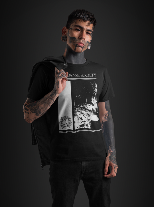 Man wearing The Danse Society T-Shirt