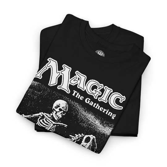 Folded Black Magic The Gathering T-Shirt