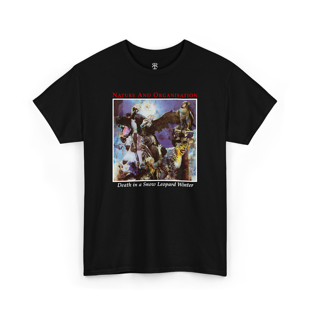 Nature and Organisation Death in a Snow Leopard Winter T-Shirt