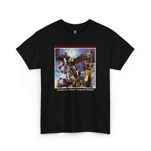 Nature and Organisation Death in a Snow Leopard Winter T-Shirt