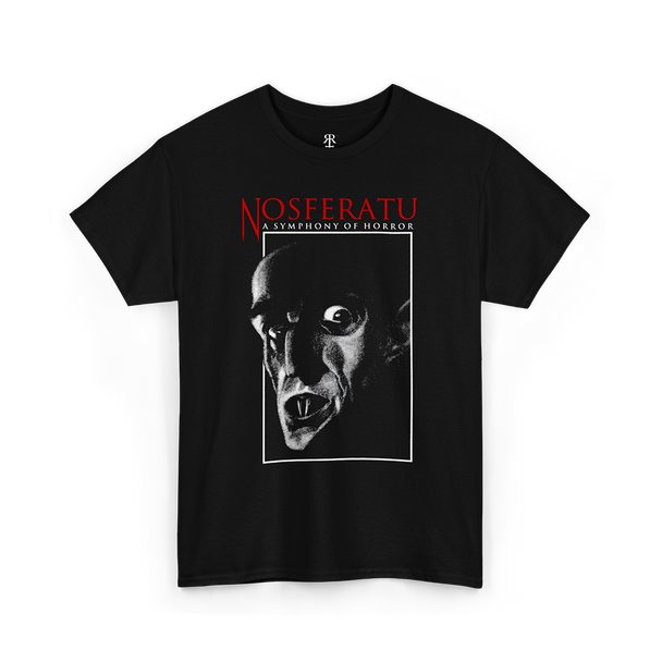 Nosferatu A Symphony of Horror T-Shirt, showing face of Count Orlok