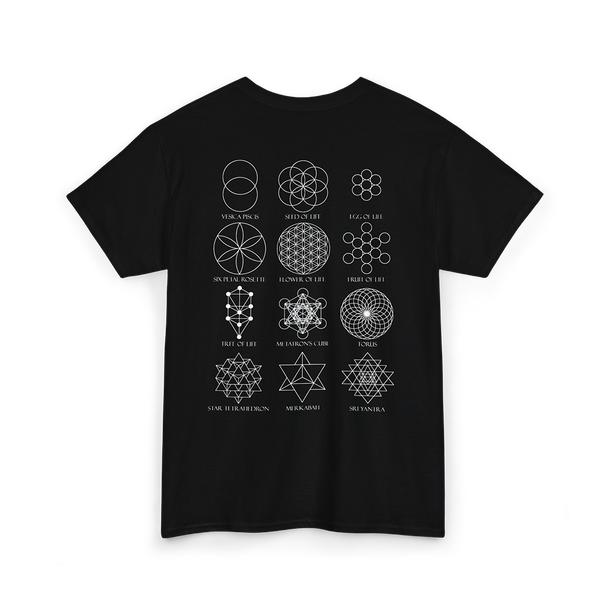 Back of Sacred Geometry T-Shirt