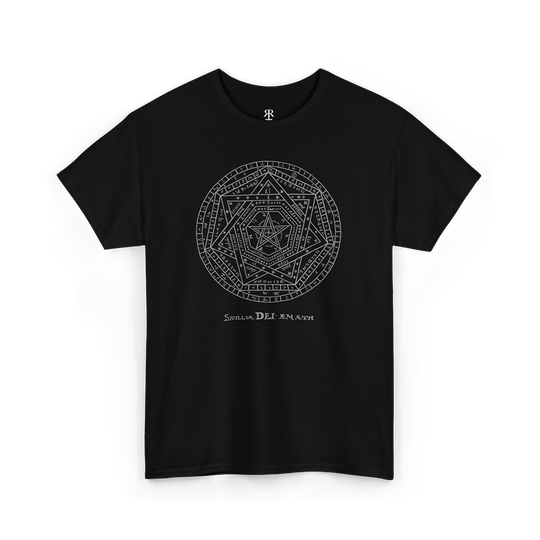 Sigillum Dei Aemeth T-Shirt, black shirt grey print