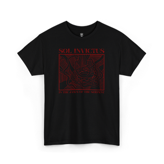 Sol Invictus In Jaws Of The Serpent T-Shirt, black