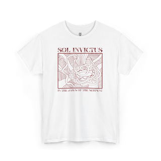 Sol Invictus In Jaws Of The Serpent T-Shirt, white