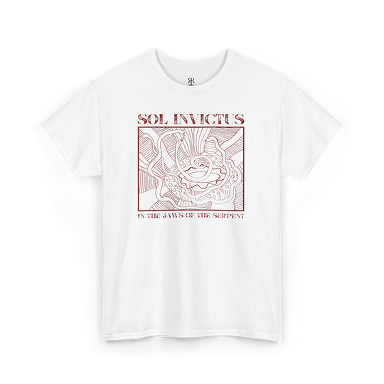 Sol Invictus In Jaws Of The Serpent T-Shirt, white