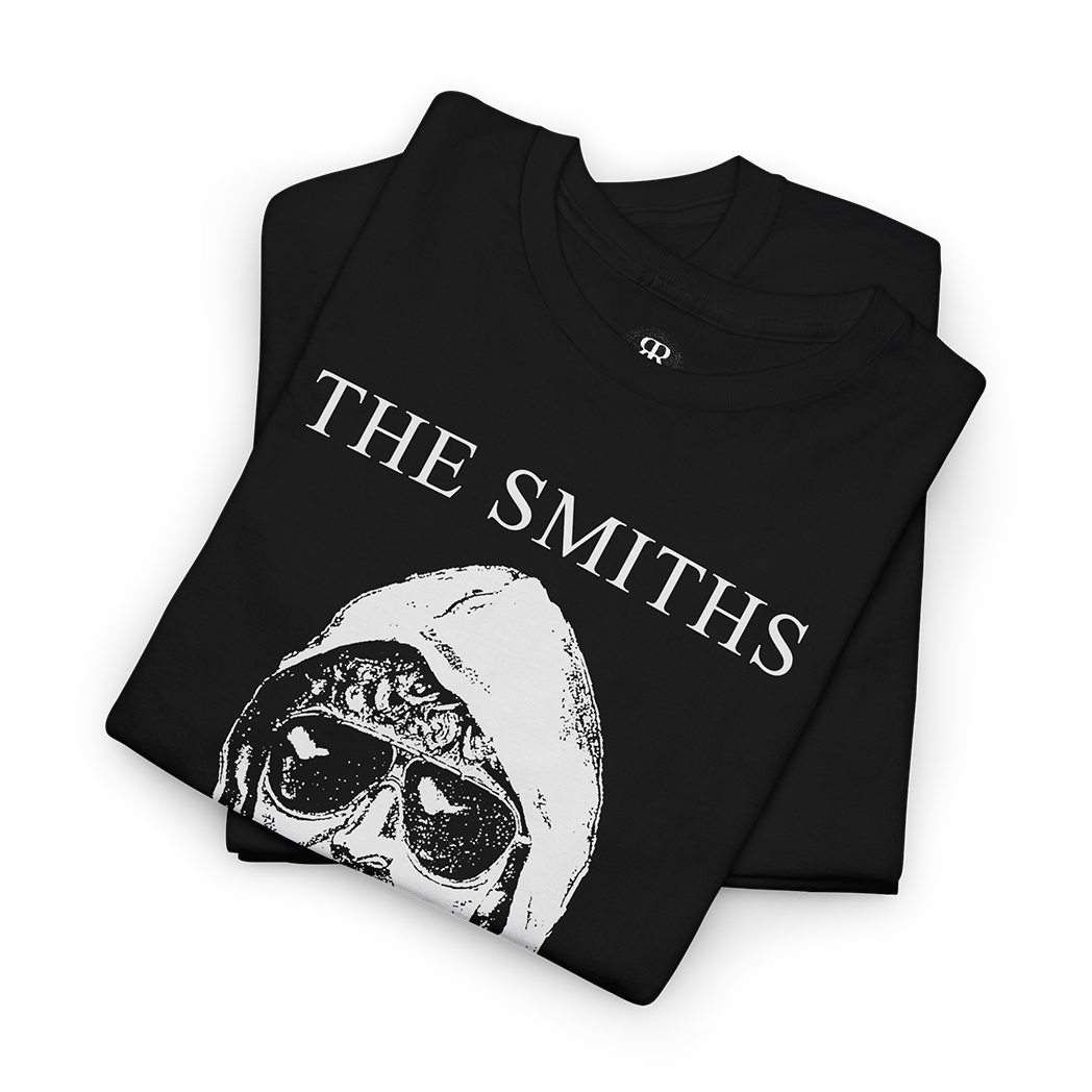 The Smiths Louder Than Bombs T-Shirt showing Unabomber Ted Kaczynski