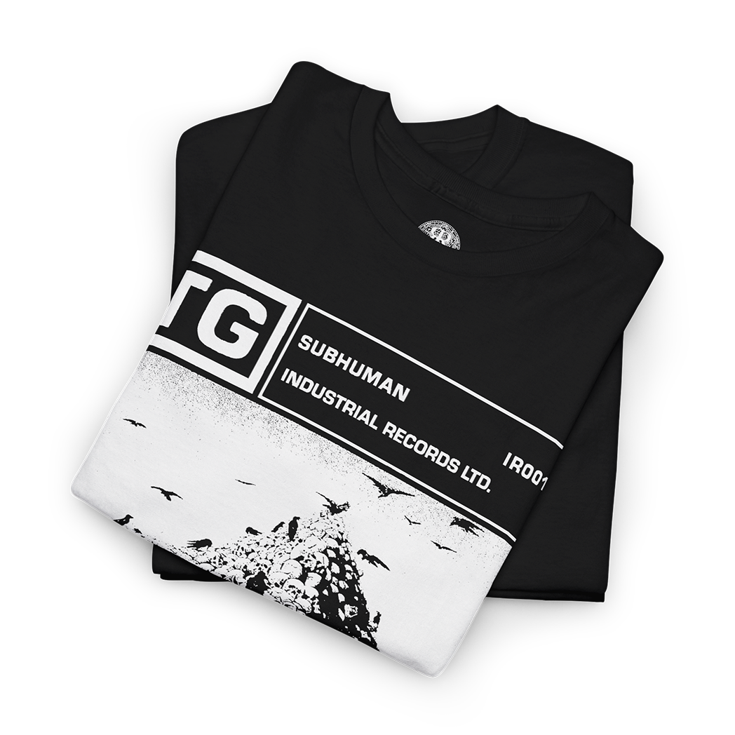 Throbbing Gristle Subhuman T-Shirt Folded